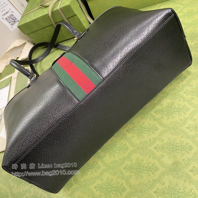 Gucci顶级男女包包 古驰GG织带tote托特包购物袋 631685  gdj1705